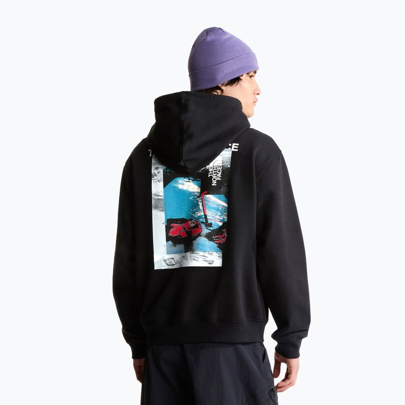Pánska mikina The North Face Apex '75 Collage Relaxed Hoodie tnf black 3