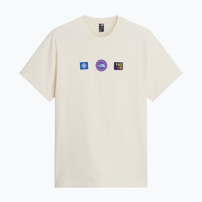 Pánske tričko The North Face Explorer Badges RLX SS Tee Graphic white dune 4
