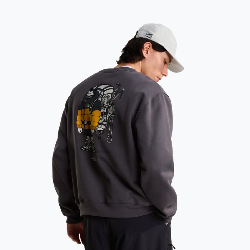 Mikina The North Face Gear Up Get Out RLX SS Tee Graphic anthracite grey 3
