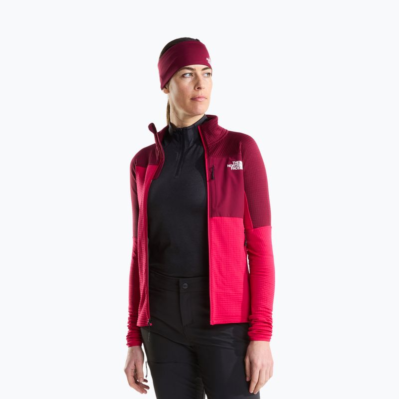 Dámska bunda The North Face Polartec Stormgap lali guran/burgundy cru 4