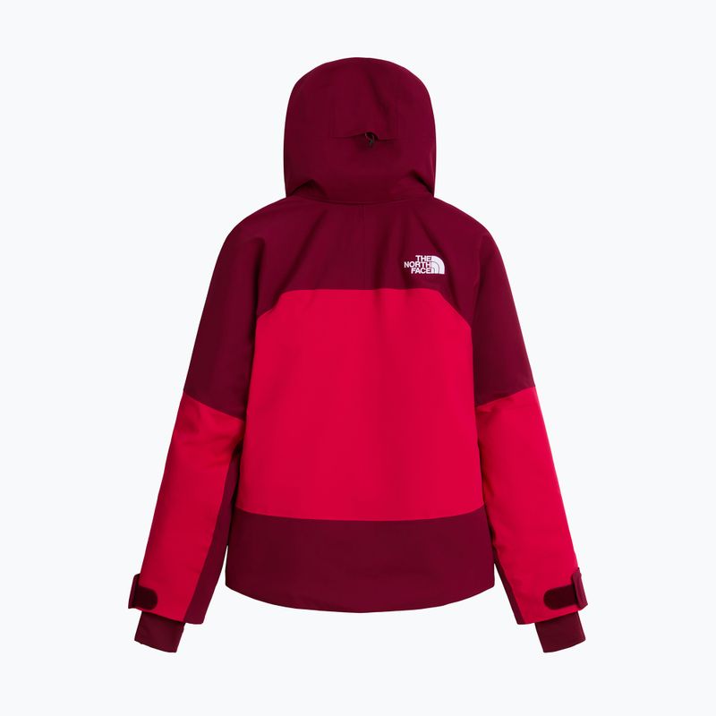 Dámska lyžiarska bunda The North Face Lenado lali guran/burgundy cru 5