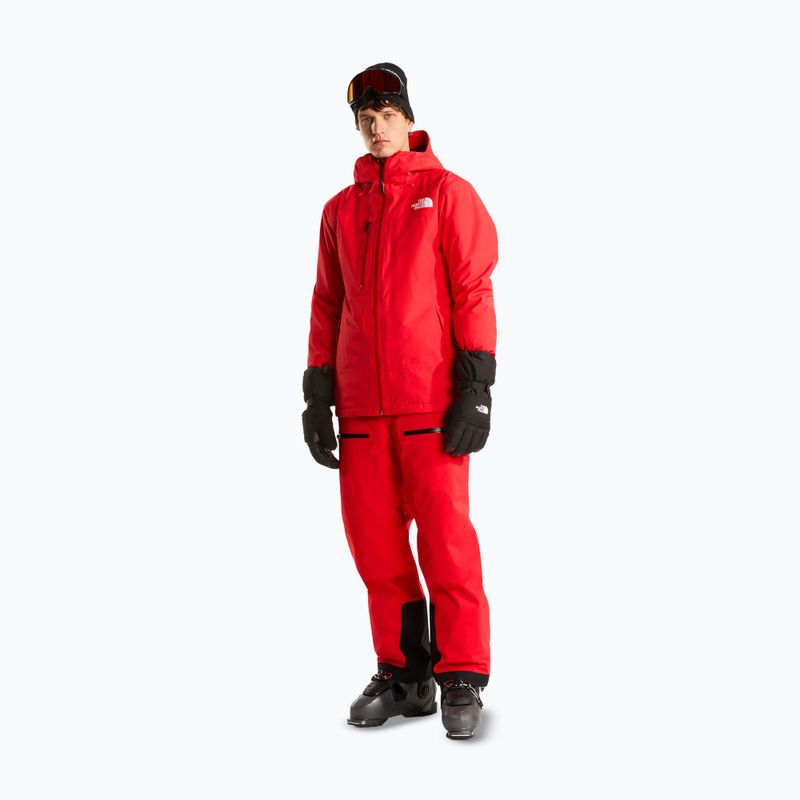 Pánska lyžiarska bunda The North Face Descendit elevation red 2