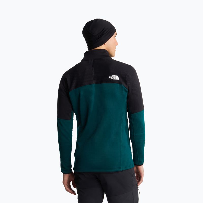 Pánska trekingová mikina The North Face Polartec Powergrid Stormgap pacific teal/tnf black 3