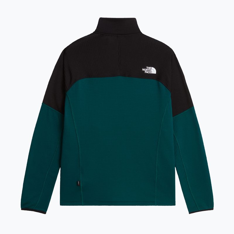 Pánska trekingová mikina The North Face Polartec Powergrid Stormgap pacific teal/tnf black 6