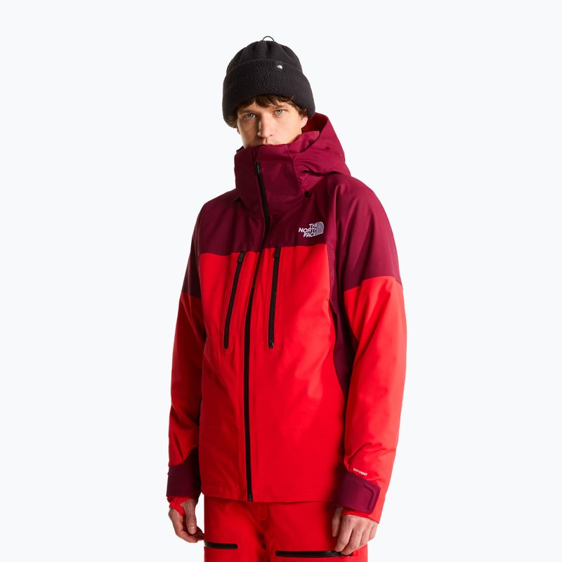 Pánska lyžiarska bunda The North Face Chakal elevation red/burgundy