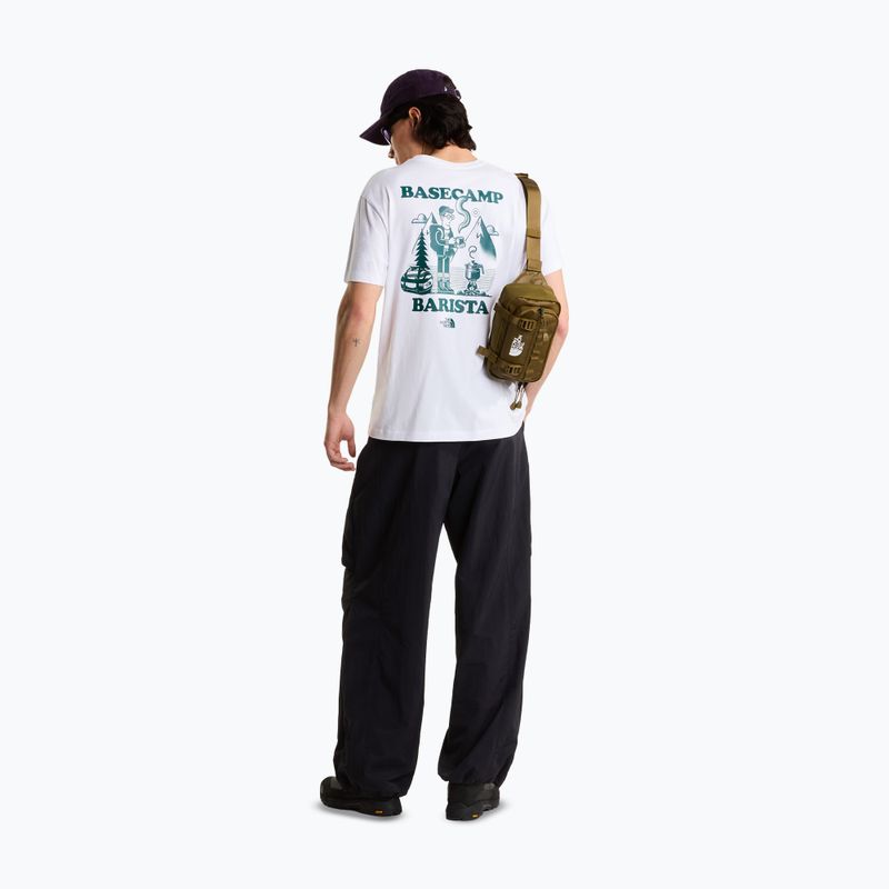 Pánske tričko The North Face Basecamp Barista Rlx tnf white/pacific teal 2