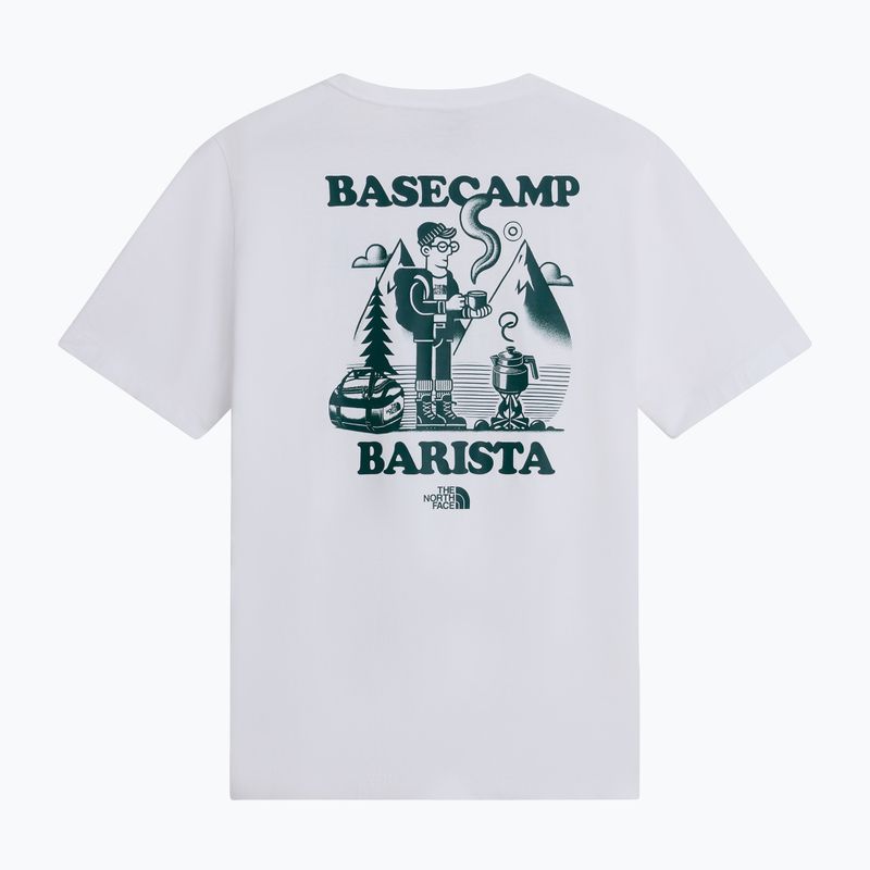 Pánske tričko The North Face Basecamp Barista Rlx tnf white/pacific teal 5