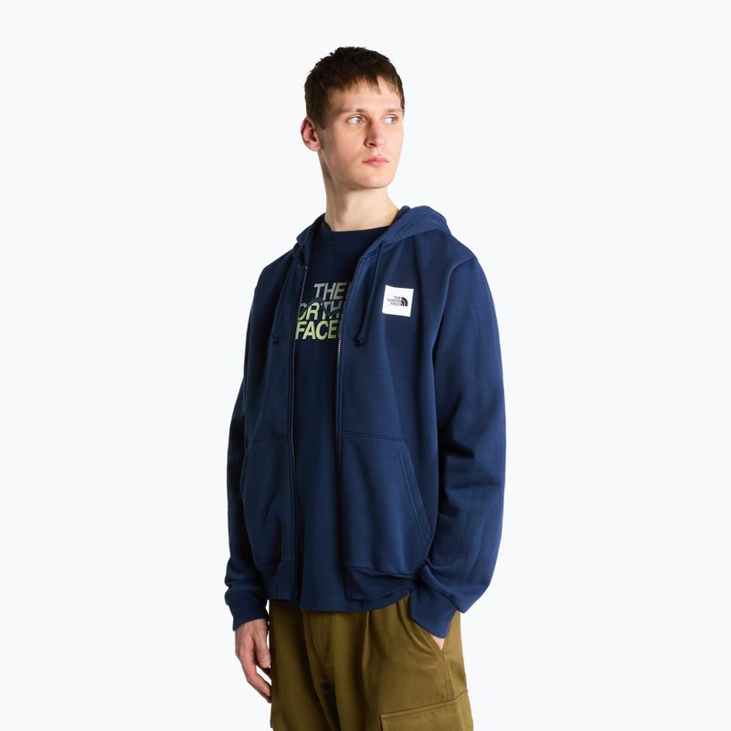 Pánska mikina The North Face Evo Box Half Dome Regular Full Zip Hoodie summit navy 4