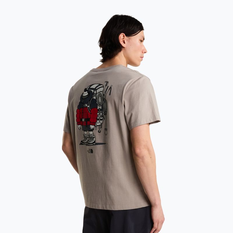 Tričko The North Face Gear Up Get Out RLX SS Tee Graphic stone slab 3