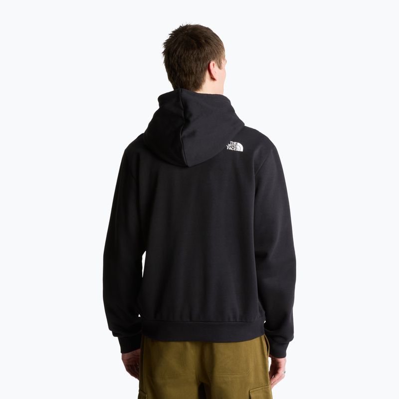 Pánska mikina The North Face Evo Box Half Dome Regular Full Zip Hoodie tnf black 3