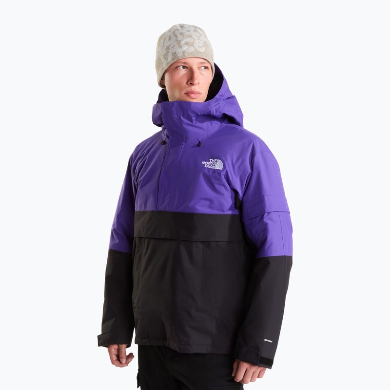Pánska lyžiarska bunda The North Face Everyday Anorak Peak Peak Purple/Tnf Black