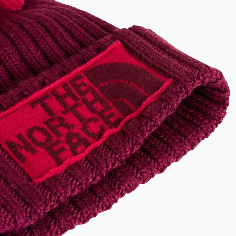 Zimná čiapka The North Face Heritage Ski Tuke burgundy crush 2