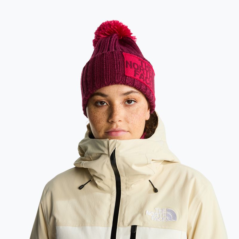 Zimná čiapka The North Face Heritage Ski Tuke burgundy crush 3