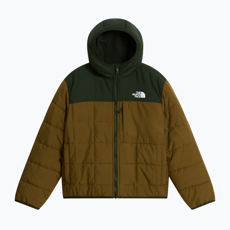 Detská zateplená bunda The North Face Reversible Shasta FZ Hooded caraway seed/bo 6