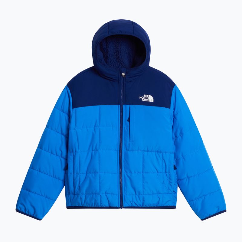 Detská zateplená bunda The North Face Reversible Shasta FZ Hooded active blue/bol 6
