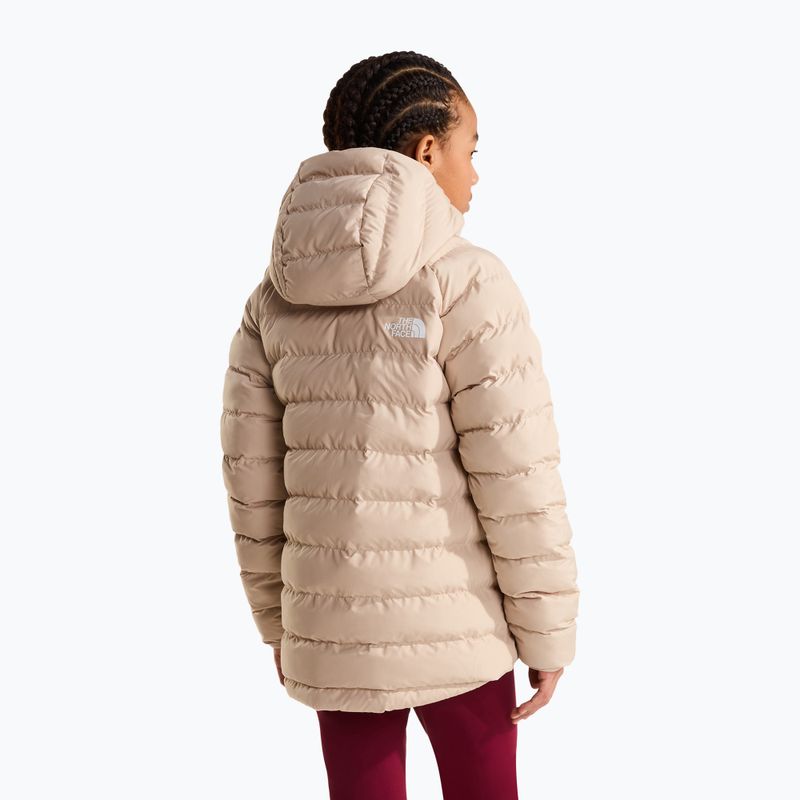 Detská zateplená bunda The North Face Reversible Perrito Hooded timeless taupe 3