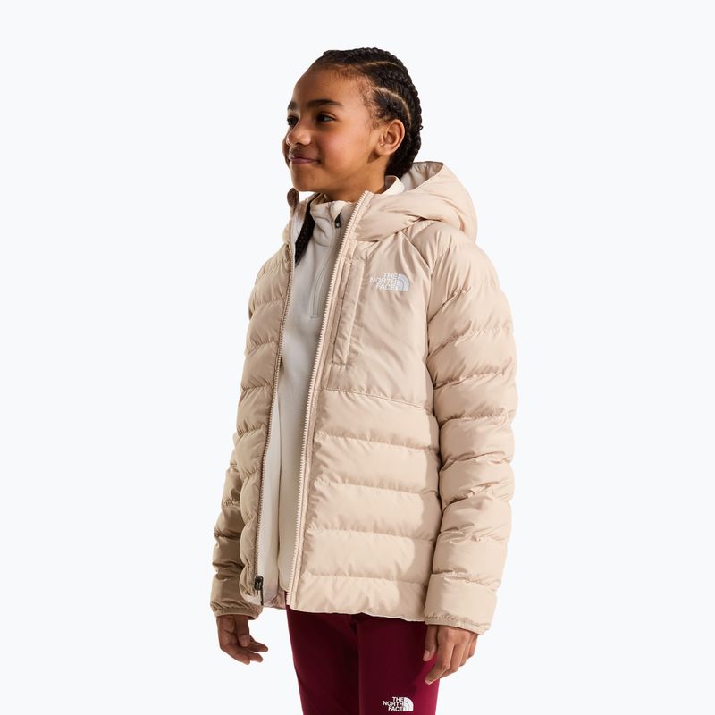 Detská zateplená bunda The North Face Reversible Perrito Hooded timeless taupe 4