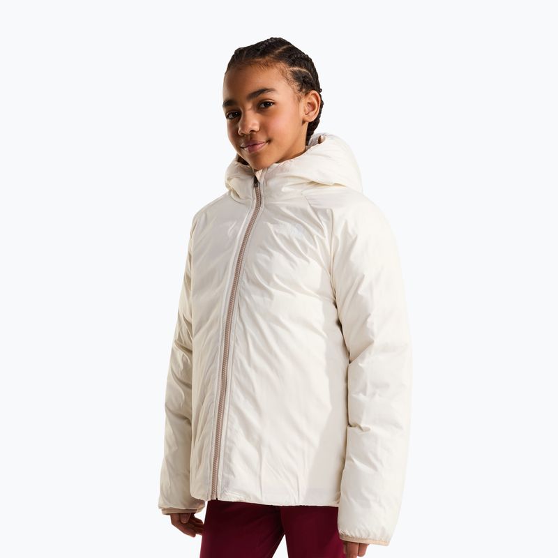 Detská zateplená bunda The North Face Reversible Perrito Hooded timeless taupe 5
