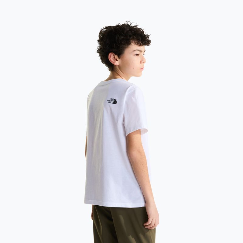 Detské tričko The North Face Evolution Half Dome SS Tee tnf white 3