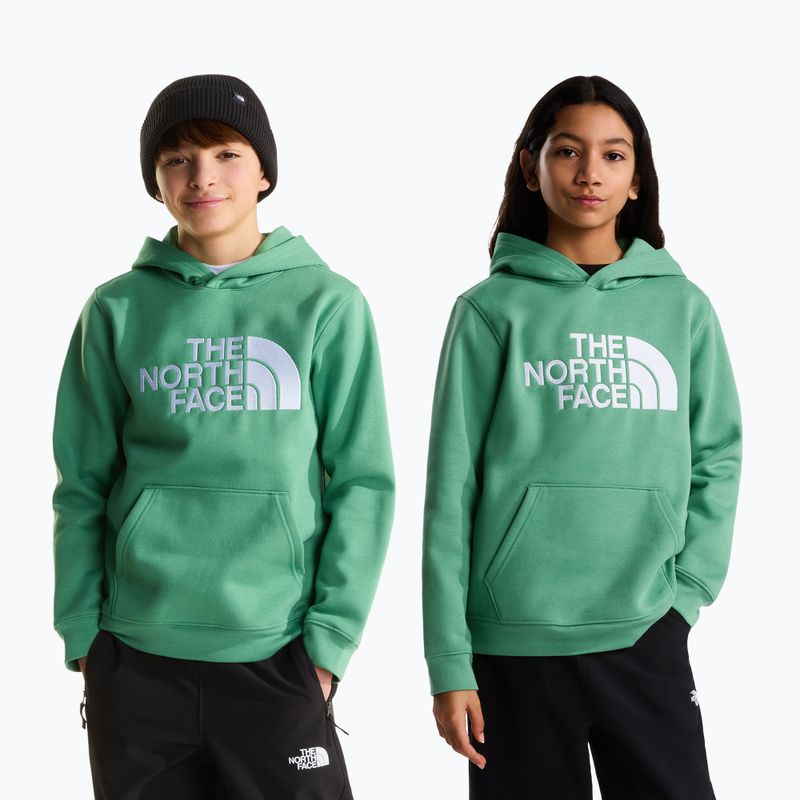 Detská mikina The Noryh Face Essential Drew Peak Hoodie dimmed algae 3