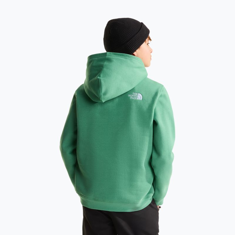 Detská mikina The Noryh Face Essential Drew Peak Hoodie dimmed algae 5