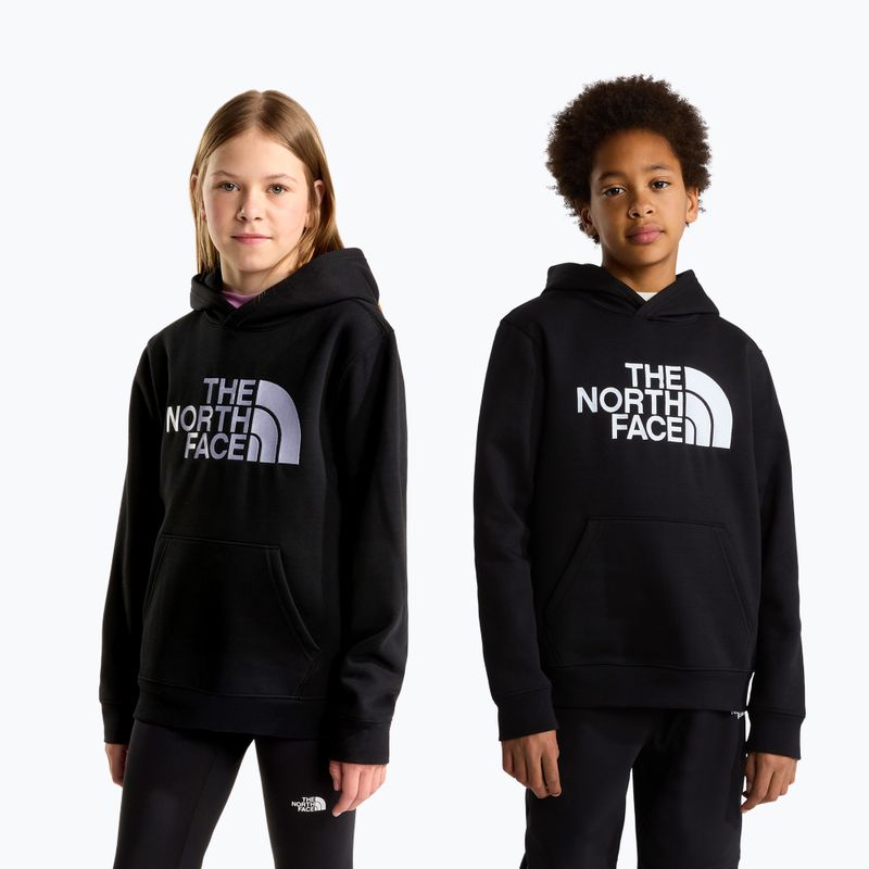 Detská mikina The North Face Essential Drew Peak Hoodie tnf black 3
