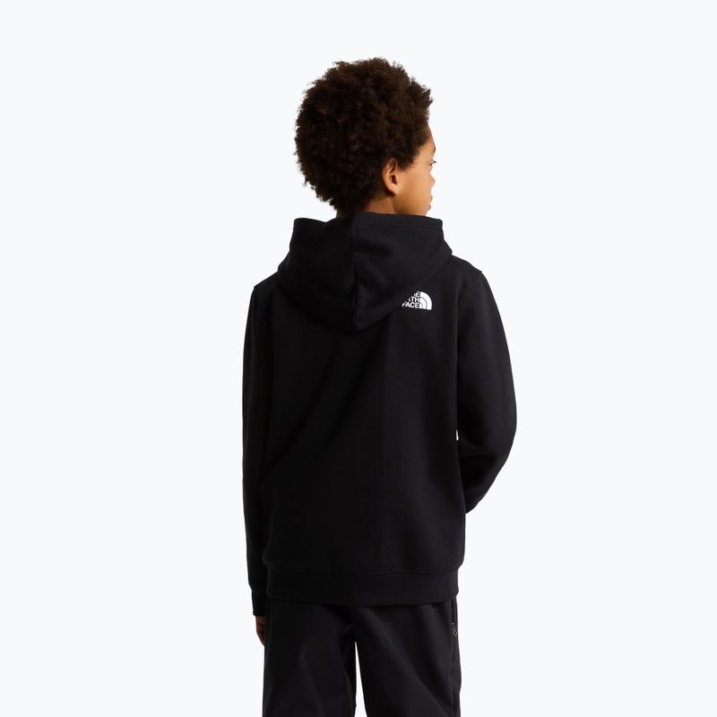 Detská mikina The North Face Essential Drew Peak Hoodie tnf black 5