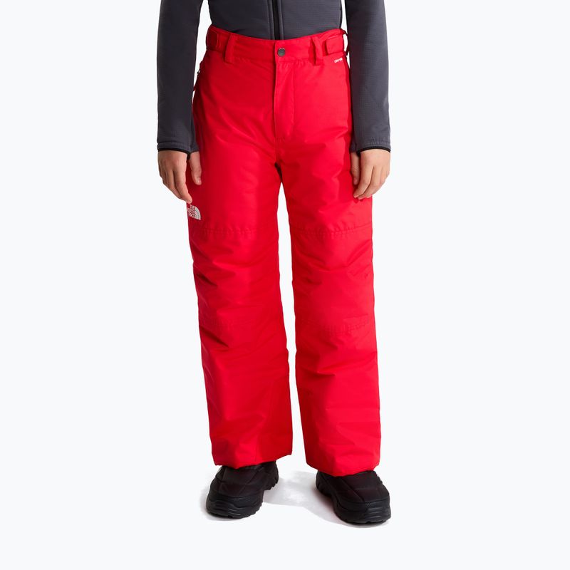 Detské lyžiarske nohavice The North Face Freedom Insulated elevation red