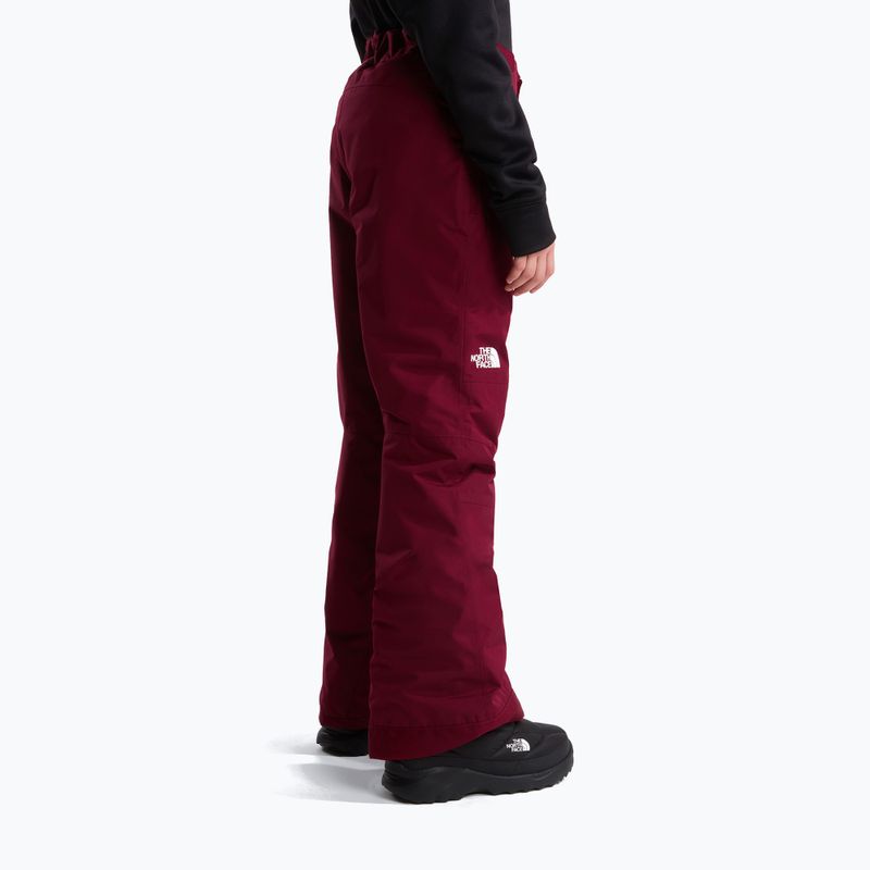 Detské lyžiarske nohavice The North Face Freedom Insulated burgundy crush 3
