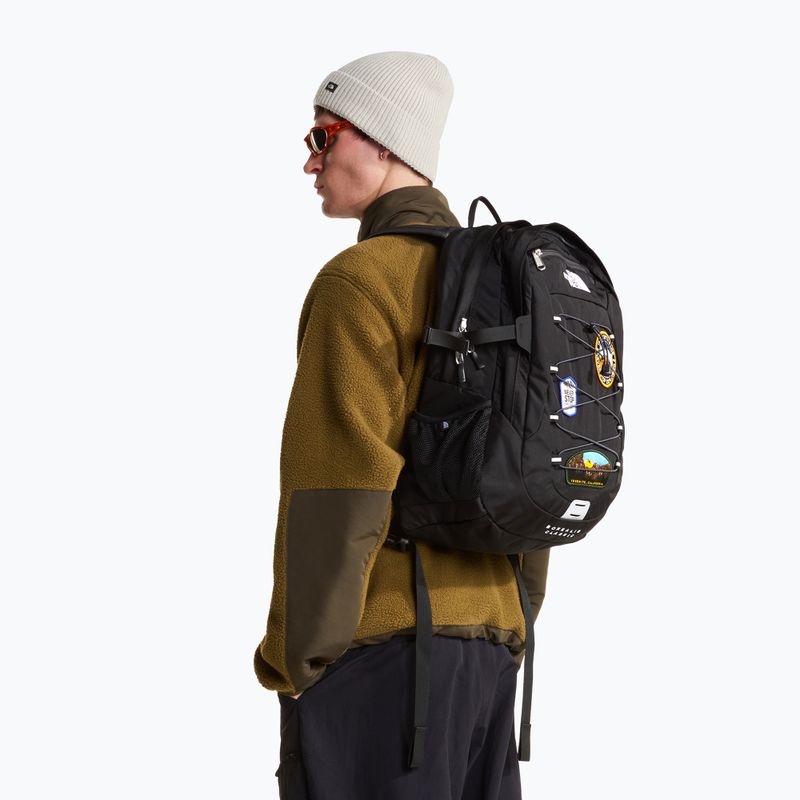 Mestský batoh The North Face Borealis Classic Patch 29 l tnf black/asphalt grey/patch 6