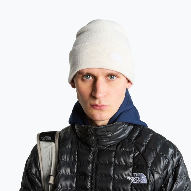 Zimná čiapka The North Face Norm Beanie white dune 3