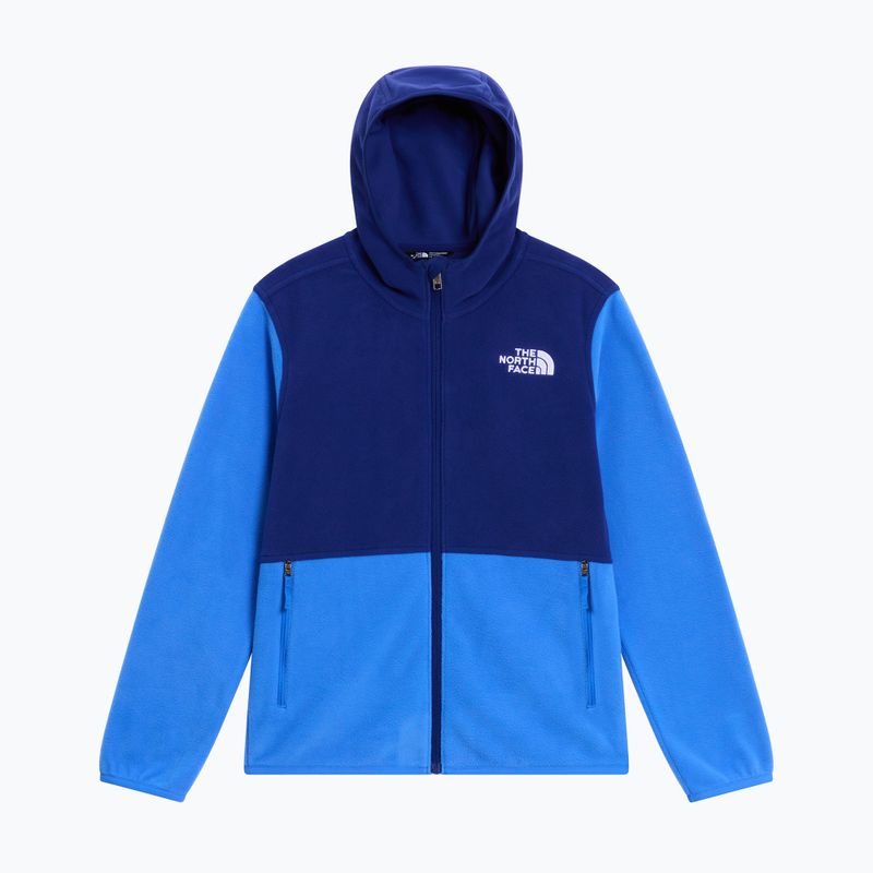 Detská fleecová mikina The North Face Teen Glacier Full Zip Hoodie bold blue/activ blue 5
