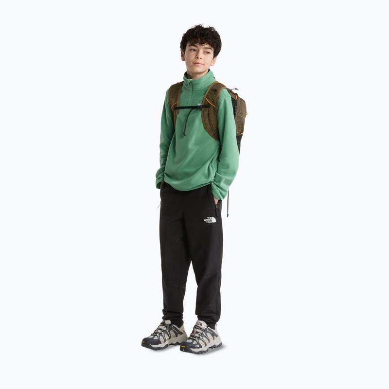 Detská fleecová mikina The North Face Teen Glacier 1/4 Zip dimmed algae 2
