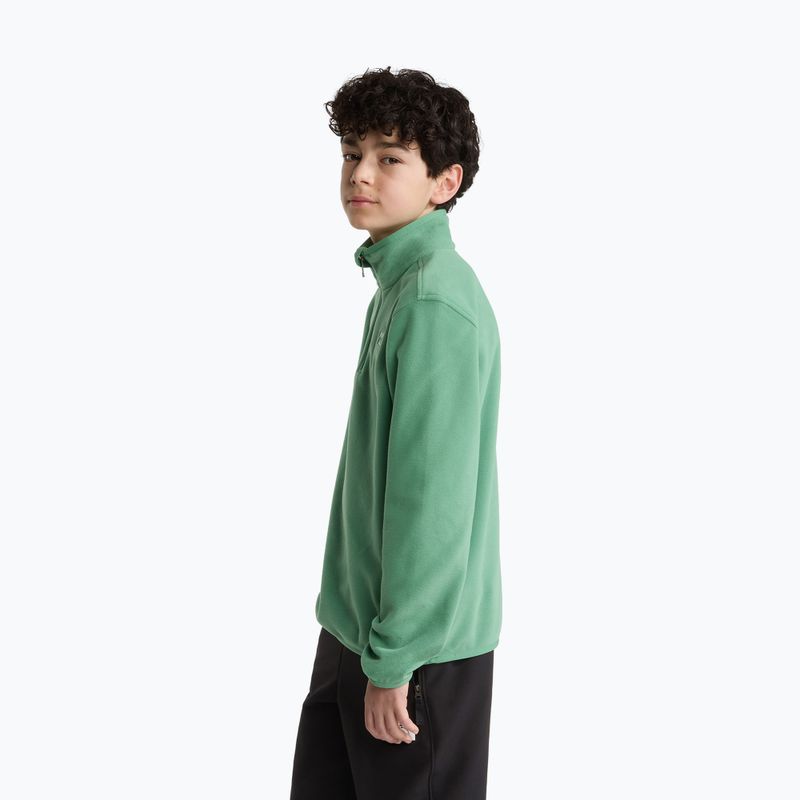 Detská fleecová mikina The North Face Teen Glacier 1/4 Zip dimmed algae 3
