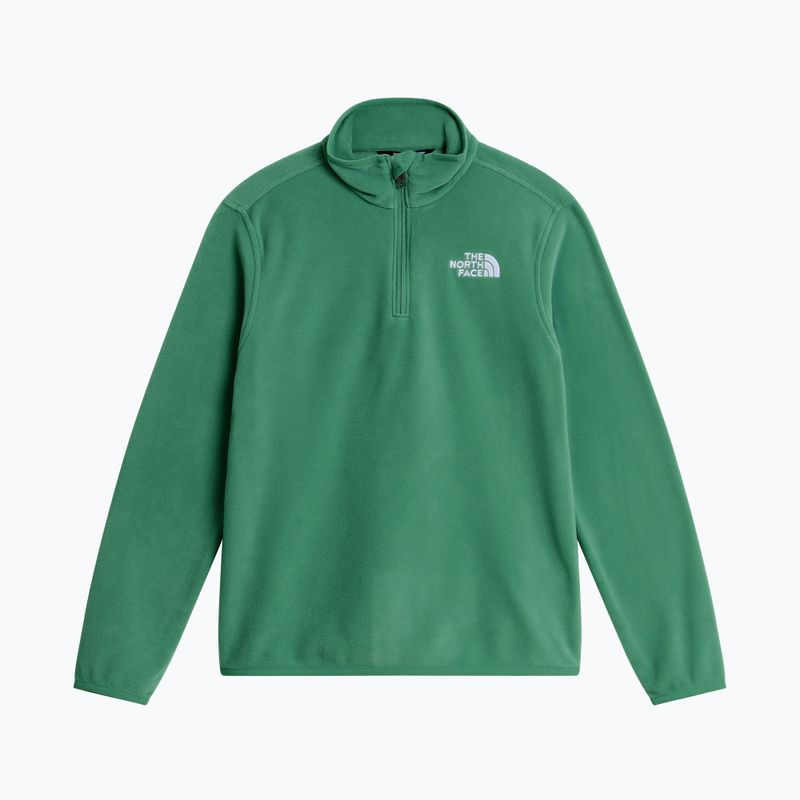 Detská fleecová mikina The North Face Teen Glacier 1/4 Zip dimmed algae 4