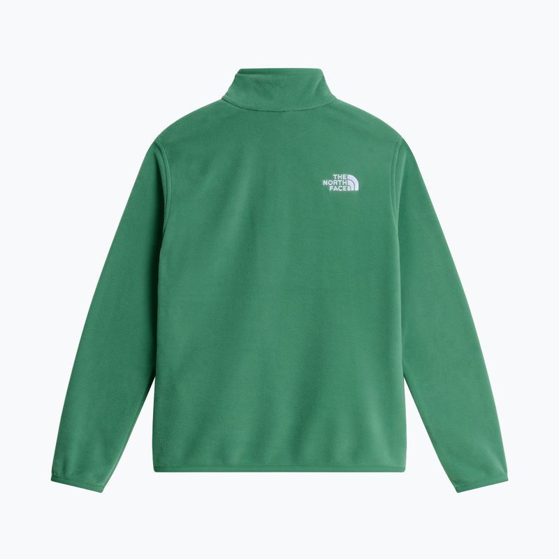 Detská fleecová mikina The North Face Teen Glacier 1/4 Zip dimmed algae 5