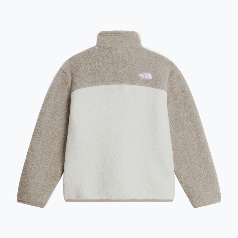 Detská fleecová mikina The North Face Yumiori 1/4 Zip cumulus cloud/s 2