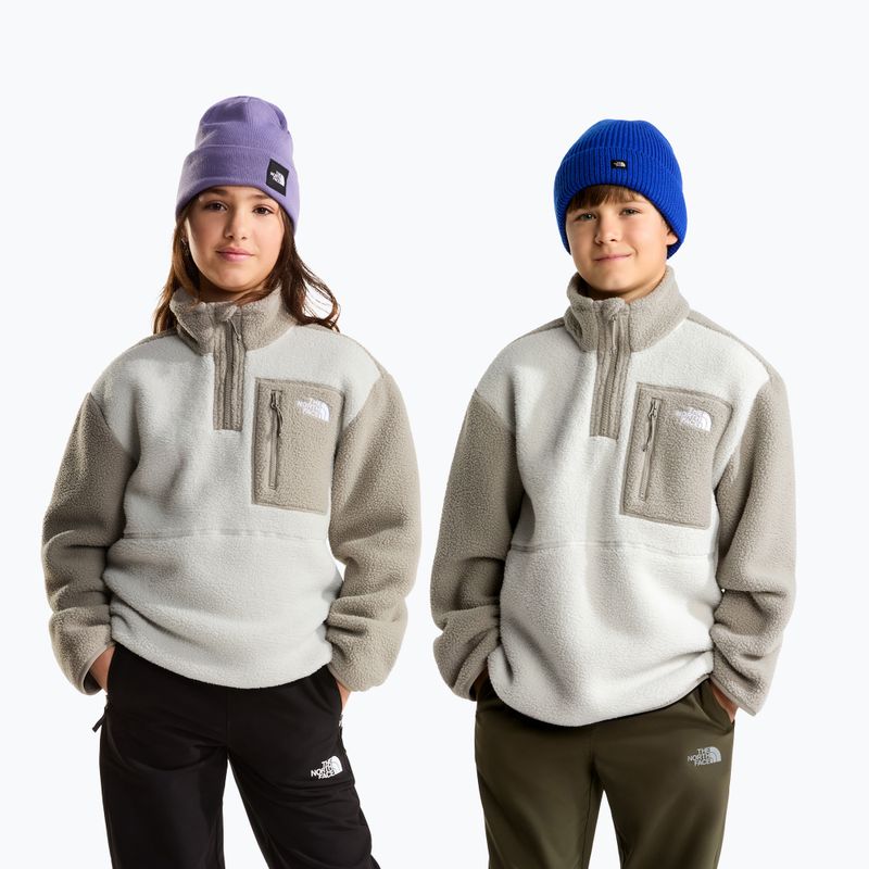 Detská fleecová mikina The North Face Yumiori 1/4 Zip cumulus cloud/s 3
