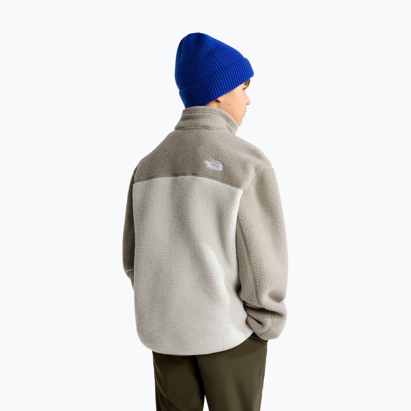 Detská fleecová mikina The North Face Yumiori 1/4 Zip cumulus cloud/s 5