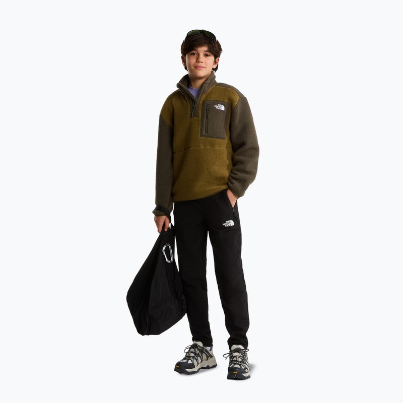 Detská fleecová mikina The North Face Yumiori 1/4 Zip caraway seed/ne 4