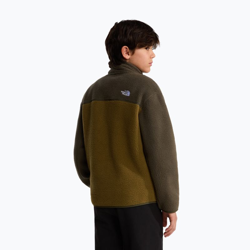 Detská fleecová mikina The North Face Yumiori 1/4 Zip caraway seed/ne 5