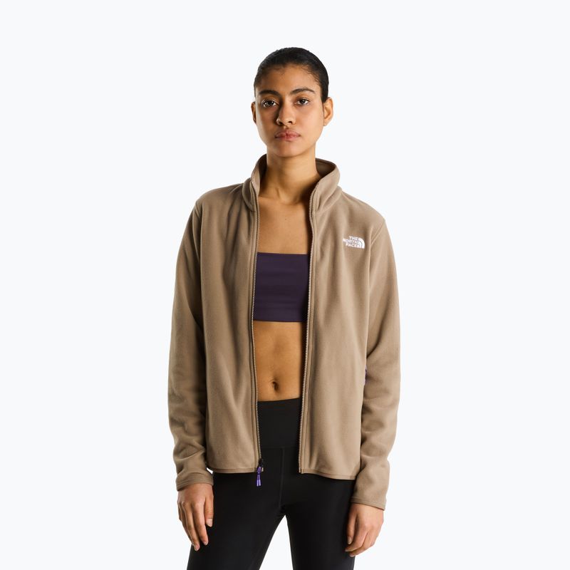 Pánska fleecová mikina The North Face Glacier Fleece garnet 4