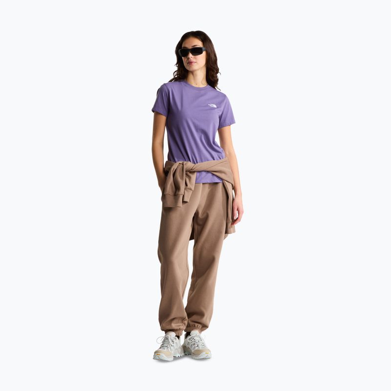 Dámske tričko The North Face Evolution Simple Dome Slim SS grounded plum 2