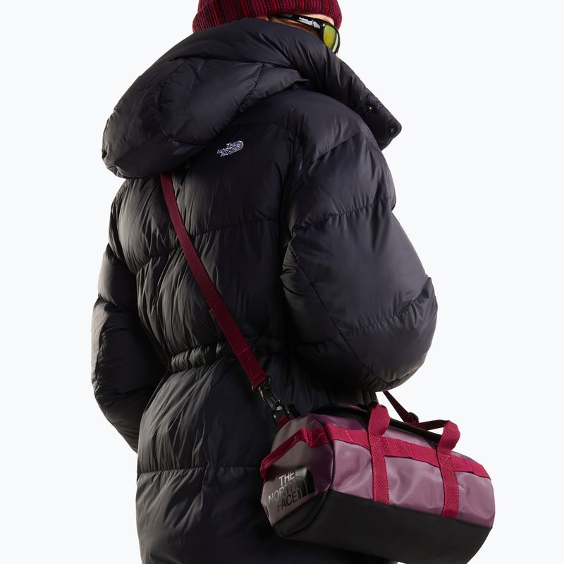 Cestovná taška The North Face Base Camp Duffel Shoulder 5 l deep burgundy/tnf black 5