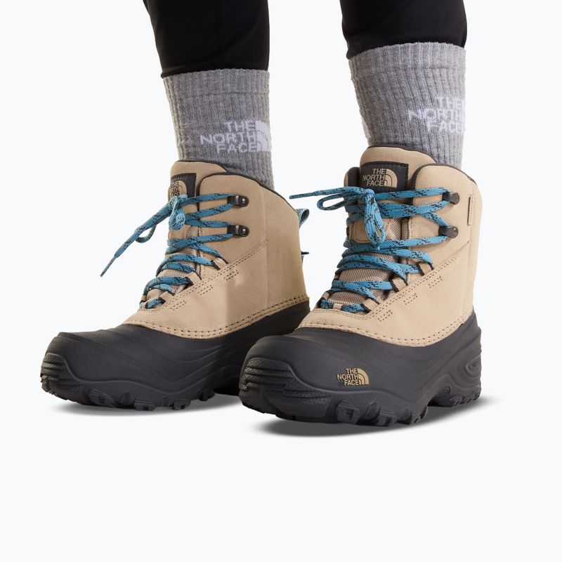 Detské snehule The North Face Chilkat V Lace Wp timeless taupe/pale teal 5