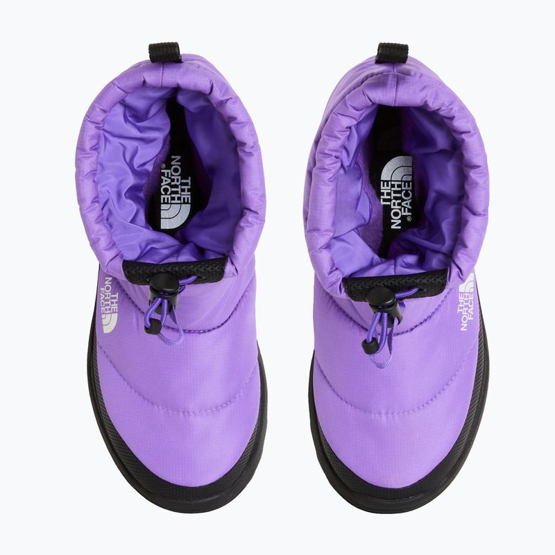 Detské snehule The North Face Nse Traction Bootie Wp elevation purple/tnf black 4