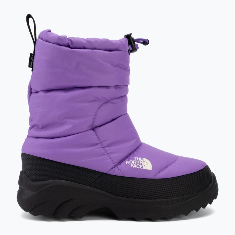 Detské snehule The North Face Nse Traction Bootie Wp elevation purple/tnf black 2