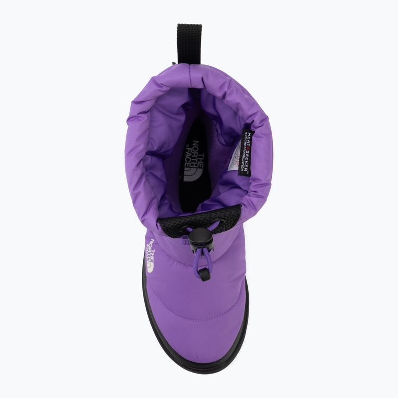 Detské snehule The North Face Nse Traction Bootie Wp elevation purple/tnf black 5