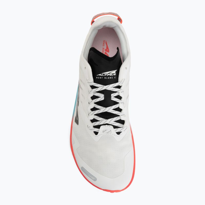Pánske bežecké topánky Altra Mont Blanc Carbon white/black/firey coral 5