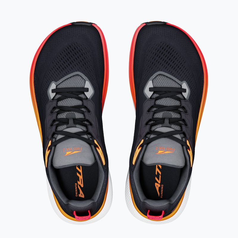 Pánske bežecké topánky Altra FWD Via 2 black/orange pop/coral 3